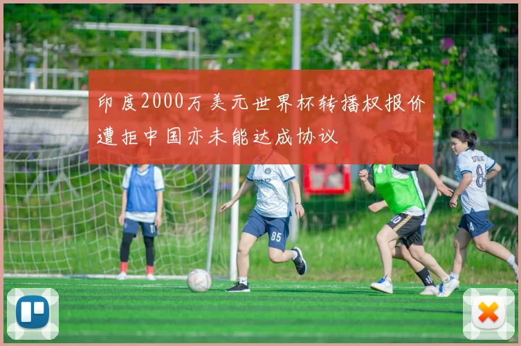 印度2000万美元世界杯转播权报价遭拒中国亦未能达成协议